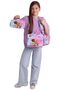 Triple Primary School School Bag Set - Turquoise - Pink - Butterfly Printed - Girls - Setwg-W6074A - 3