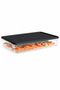 4-Piece Refrigerator & Freezer Organizer 2200 ml Microwave Compatible Crisper Storage Container Transparent Organizer - 4