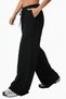 Pack of 2 Black-Navy Blue Sweatpants-Wide Leg-High Waist-Baggy-With Pockets-Casual-Comfort & Modern Style - 4