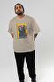 For Dog Lovers 13 Front Dog Prints Beige Oversize T-Shirt 100% Cotton Unisex Dog Lover Premium Design - 7