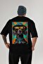 For Dog Lovers 33 Black Oversize T-Shirt with Dog Print on the Back 100% Cotton Unisex Dog Lover Premium Design - 2