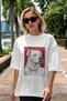 For the Love of Dogs 41 Front Dog Printed White Oversize T-Shirt 100% Cotton Unisex Dog Lover Premium Design - 5