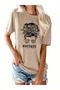 Women's Mother/Mama/Mother Printed Casual Oversize Boyfirend T-shirt