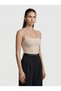 Women's Lace Collar Thin Strap Snap Fastener Body Slim Fit Tight Fit Lycra Bodysuit - 3