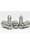 5-Piece Professional Russian Ball Tip Set – 5.9 cm Large Size Stainless Steel Cream Squeezing and Ruffle Tips