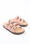 Women's Comfort Slide Sandals – Adjustable Triple Buckle Slippers, Lightweight Cushioned Comfort Slides