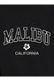 Women / Girls Malibu Printed Black Oversize T-Shirt Casual Boyfirend - 3