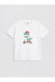 Lcw Kids White Crew Neck Printed Boys T-Shirt - 3