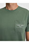 Khaki Regular Fit 100% Cotton Crew Neck T-Shirt 50327866-Vr027 - 6