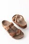 Unisex Tan Soft Pad Sole Flip Flops Daily Comfortable Summer Home & Outdoor Slippers - 5