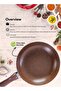 8-Piece Non-Stick Cookware Set Aluminum Pots And Pans Bakelite Handle Stainless Steel Lids PFOA Free - 4