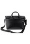 Men's Black Genuine Leather Laptop Bag with Laptop Compartment, Hand and Shoulder Strap, Zipper Closure, Laptop and Briefcase Bag - 2