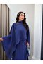 Cape Detail Long Dress - 4