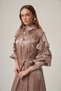 Women's Organza Dress Beige 31363 - 3