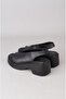 Select 4126 genuine leather heel women's sandal (heel: 6.5cm platform: 2.5cm) black - 5