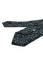 Green Motif Pattern Classic Tie with Handkerchief Kk13770 - 5