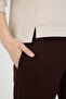 Women's Three-Quarter Sleeve Pleated Detailed Modal Fabric Tracksuit Set - 5