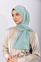 Medina Silk Shawl - Aqua Green - 5
