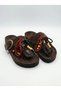 Women's Genuine Bitter Suede Leather Orthopedic Cork Sole Slippers - 3
