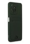 Shopilke Redmi Note 12 4g Case Kelvin Silicone with Business Card Holder - (141531) Dark Green - 2