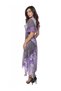 Rochie mov cu print - 2