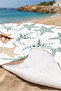 منشفة الشاطئ من الألياف الدقيقة من Sea Star Marine - منشفة من الألياف الدقيقة سريعة الجفاف بلون البحر الأبيض المتوسط ​​الفيروزي المرجاني - 5