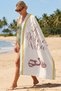 Italian La Dolce Vita Themed Beach Towel-Mediterranean Style Cream Yellow Pool Sea Bath Beach Cover - 4