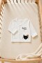 8-Piece Baby Hospital Discharge Set with Cute Patterns, Overalls, Bodysuit, Hat and Gloves - 4