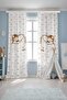 Magic Hug Patterned Children's Baby Room Background Curtain (Single Wing Pricing) - 2