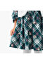 Henley Neck Long Sleeves Knee Length Dress with Checked Design - 7