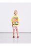 Girl's Slogan Printed Top and Bottom Set - 2