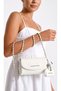 Women's Shoulder & Crossbody Bag with Chain Strap, Patent Leather Look Mini Bag