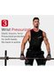 Lifting Straps Deadlift Gym Wrist Straps Weightlifting with Neoprene Cushioned Wrist Padded and Anti-Skid Silic - 7