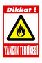 Warning Fire Hazard Sign Pvc Dekota Signage 25X35 cm Uv Printing Easy to Mount Dekota Pvc - 2