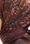 Tencel Monare Scarf Stone Pattern Burgundy 90X90 - 5