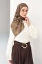 Monare Scarf Belt Green Brown 90X90