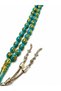 Gold Particulate Prayer Beads Premium Oval Grain |   Shiny Special Design Gift Men's Rosary - 3