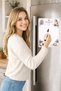 Shopping List - A5 - Magnetic - Pvc - Refrigerator Note Holder & Desktop - Summer Erase - Planner - 2