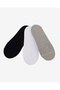 S2520314 U No Show 3 Pack 3 Pieces-Each Unisex Socks Gray - 2
