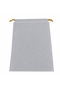 3 Pieces Gray Drawstring Shoe Storage Bag Travel Pouch Multi-Purpose Closet Drawer Suitcase Organizer - 2