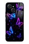Tecno Spark 40C Neon Butterfly Dream Design Glossy Phone Case