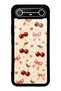 Tecno Spark Slim Cherry Ribbon Luxury Design Glossy Phone Case