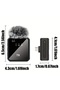 3 in 1 Wireless Lavalier Microphone for iPhone/Android/Camera with Noise Cancellation and Reverb - 7