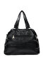 حقيبة كتف وحقيبة يد نسائية من الجلد متعددة الأقسام بمقبض مزدوج (حجم متوسط) - 2
