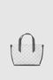 Oregon Jacquard Hand and Shoulder Crossbody Bag White
