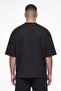 Men's Oversize T-Shirt Shark Hello Printed Black – Crew Neck, Comfortable Fit, 100% Cotton - 4