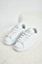 Children's Unisex White Comfortable Fit Breathable Lace-Up Sneaker