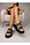 Women's Soft Orthopedic Sole Double Buckle Soft Slippers