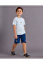 Boys Navy Spain Fan Shorts - 5