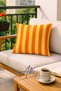 Set of 4 Spring Energy Decorative Throw Pillow Covers 43X43 cm Double-Sided Yellow and Orange Combination - 5